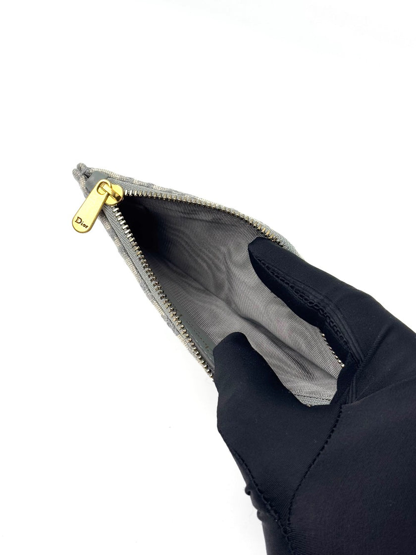 Preowned. Dior Saddle WOC Gray. 47-MA-0213|6746