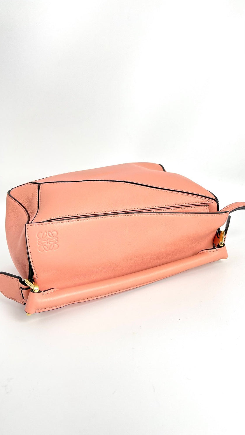 Preowned. Loewe Puzzle Bag Peach|4609