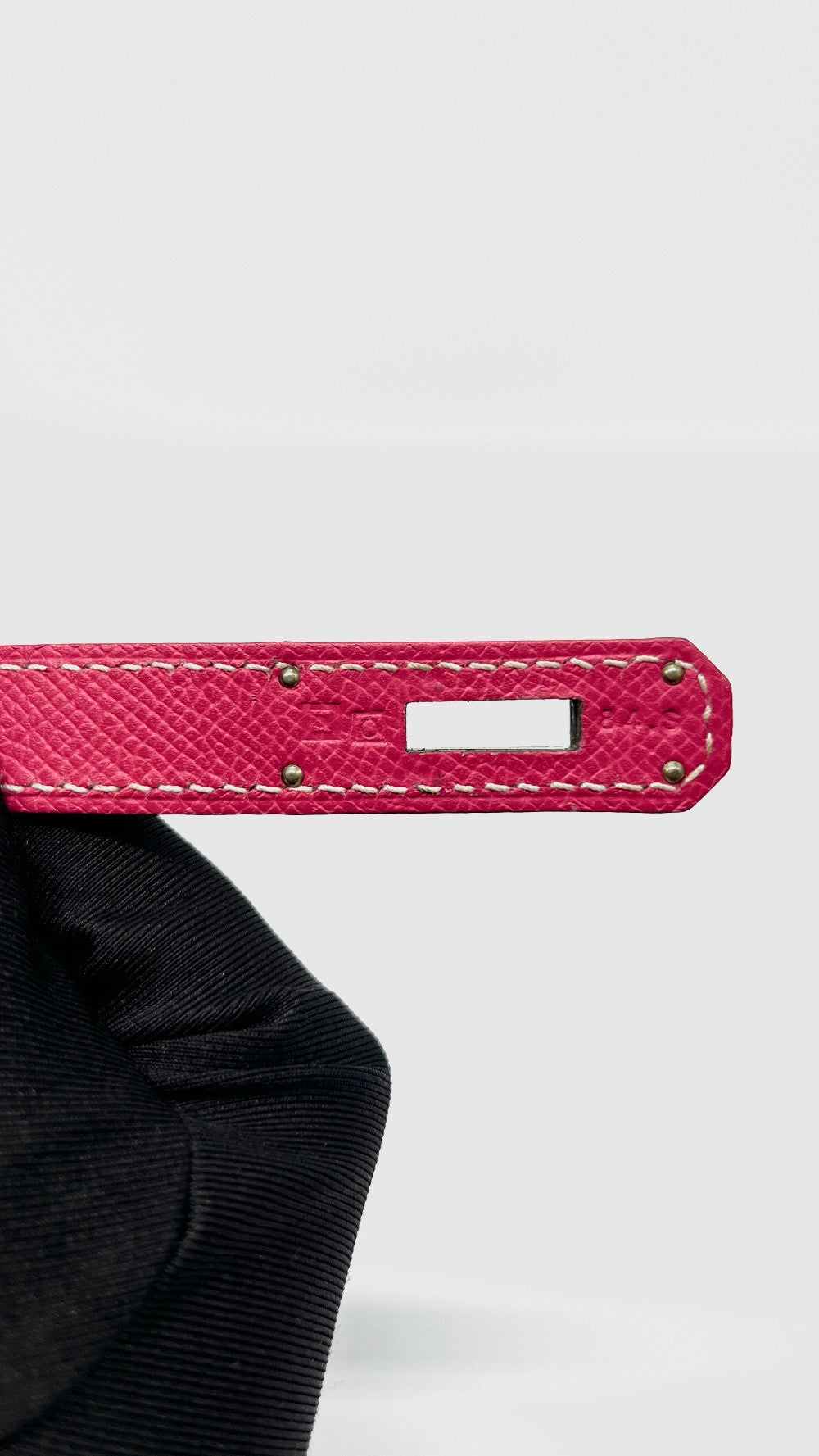 Preowned. Hermes Kelly 32 Bicolor Candy Collection Rose Tyrien/Tosca Epsom PHW. O84.S|11290