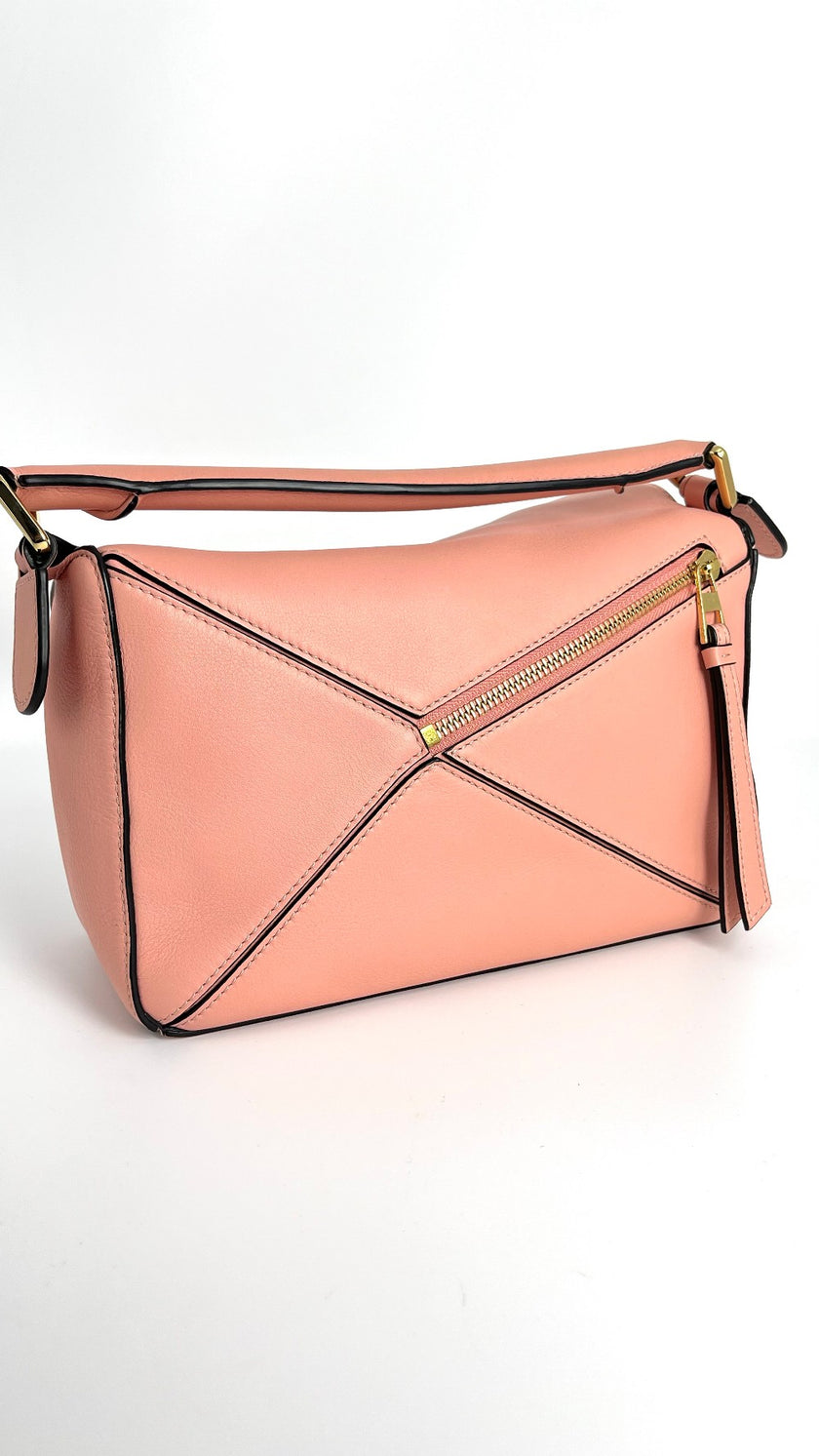 Preowned. Loewe Puzzle Bag Peach|4608