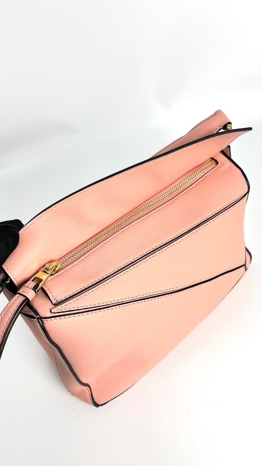 Preowned. Loewe Puzzle Bag Peach|4612
