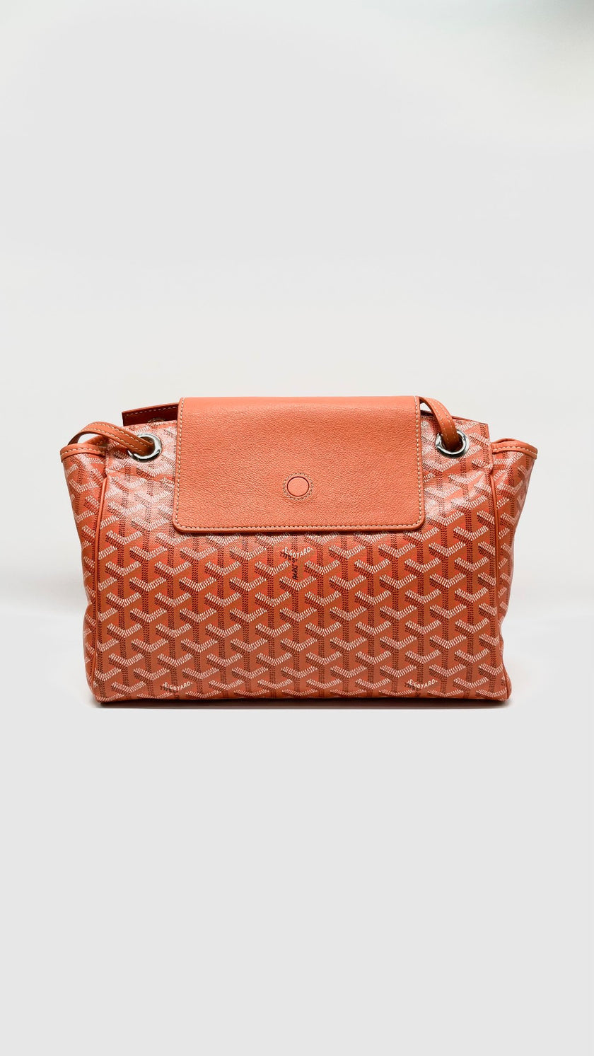 Preowned. Goyard Routte Suple Canvas Orange PHW. SAR120220|9222