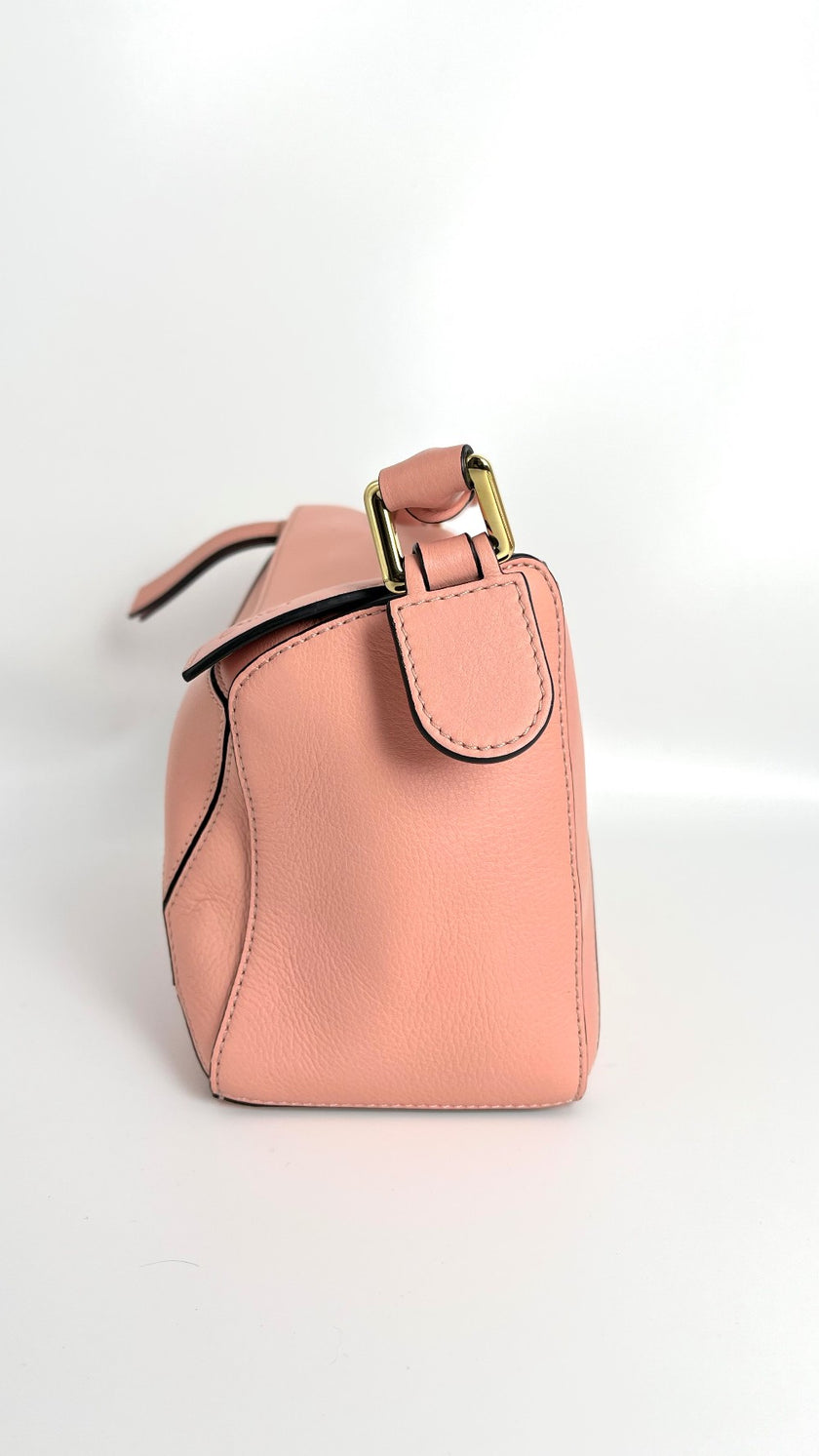 Preowned. Loewe Puzzle Bag Peach|4606