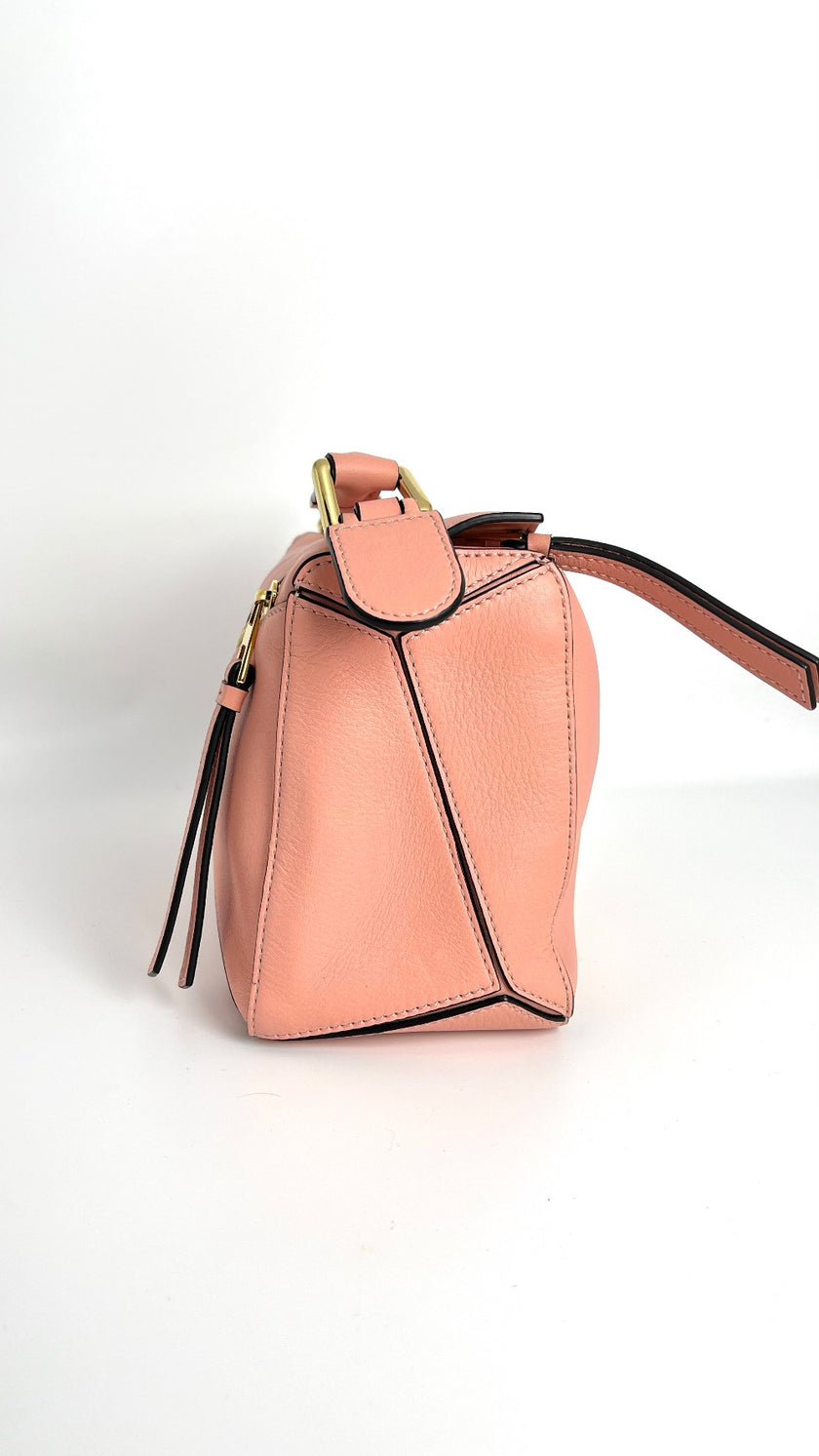 Preowned. Loewe Puzzle Bag Peach|4607