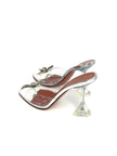 Brand New. Amina Muaddi Rosie Glass Heel. 37|11718