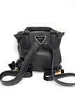 Preowned. Givenchy Pandora Backpack Black Calf/Croc Embossed. EFE0186|8181