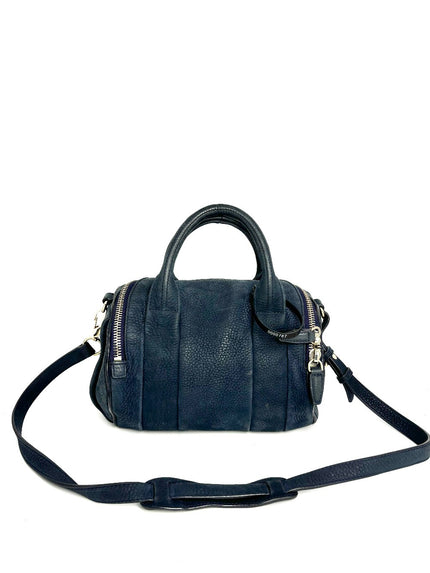 Preowned. Alexander Wang Small Navy Blue|13257