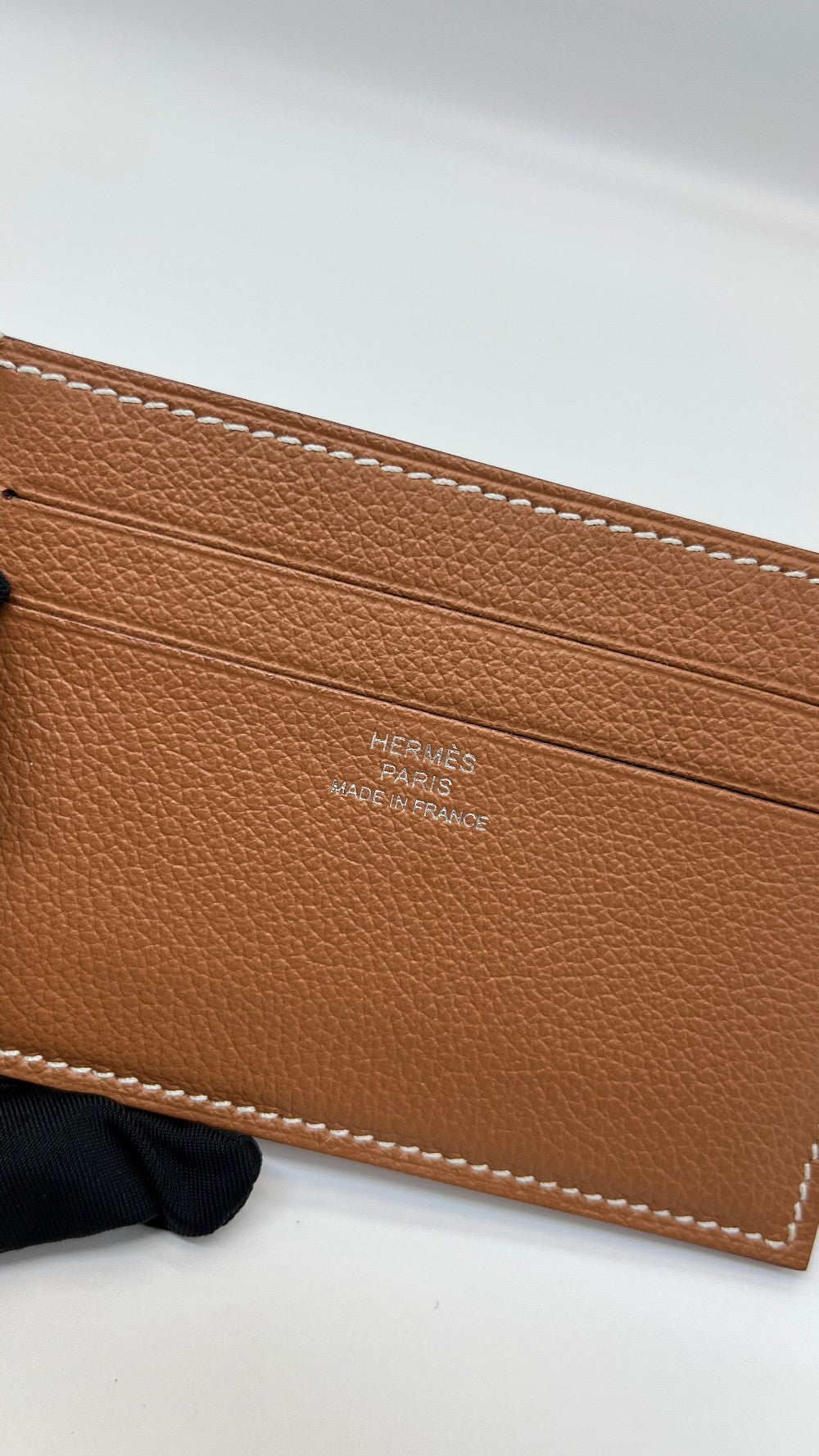 Brand New. Hermes Citizen Twill Card Holder Gold|5439
