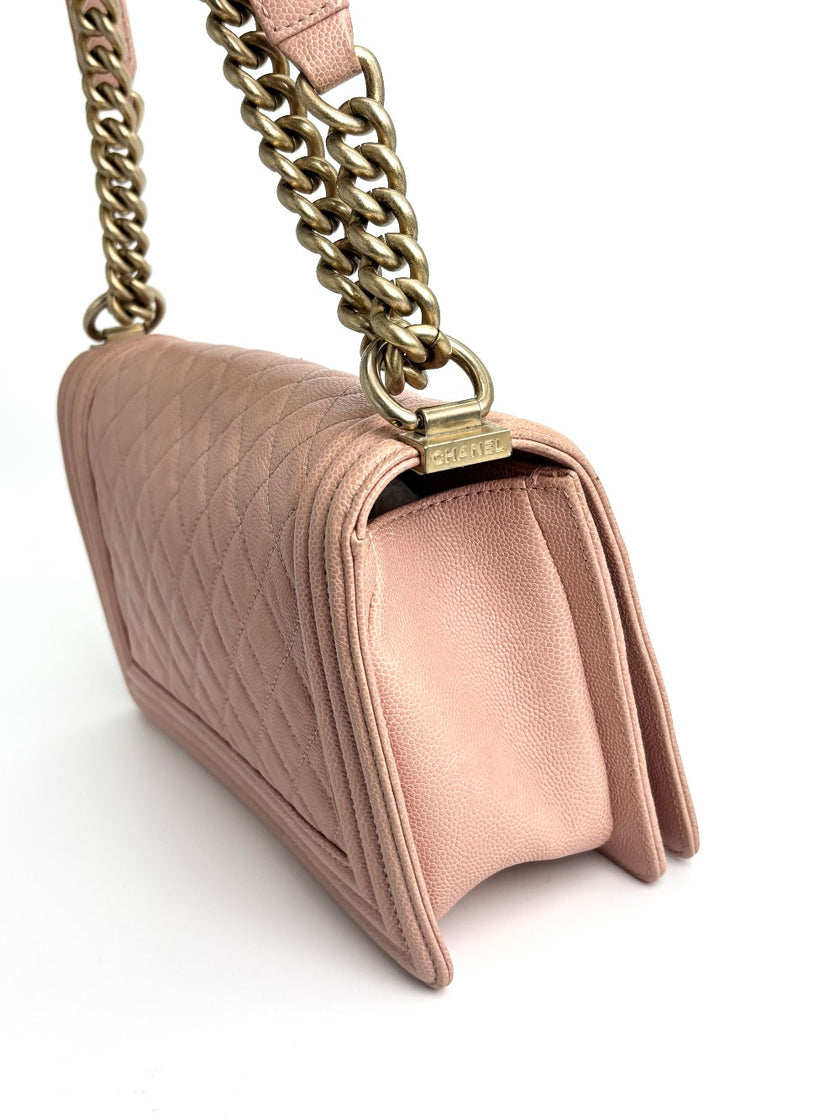 Preowned. Chanel Leboy Old Medium Light Pink. 25398279|4307