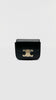 Unused. Celine Triomphe Calf Black GHW|5287
