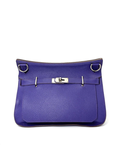 Preowned. Hermes Jypsiere 34 Iris Clemence PHW. O45L|8020