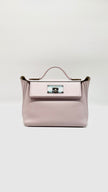 Like New. Hermes 24/24 Mauve Pale Evercolor PHW. UGN998MS|9694