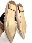 Preowned. Valentino Rockstud Ballet Flats Pale Pink 37|12362