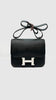 Unused. Hermes Constance 24 Black Epsom PHW. CHT917BT|9678