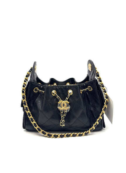 Brand New. Chanel C25 Mini Black Caviar GHW. TG5A7P29|17097