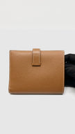 Preowned. Hermes Bearn Compact Wallet Gold PHW. YBY009CX|9362
