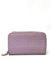 Preowned. Bottega Zip Long Wallet Lavender|7052