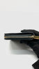 Preowned. YSL Lipstick Pattern Zip Wallet Black GHW|9605