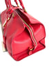 Preowned. YSL Cabas Chyc Medium Bag Calf Red|12451