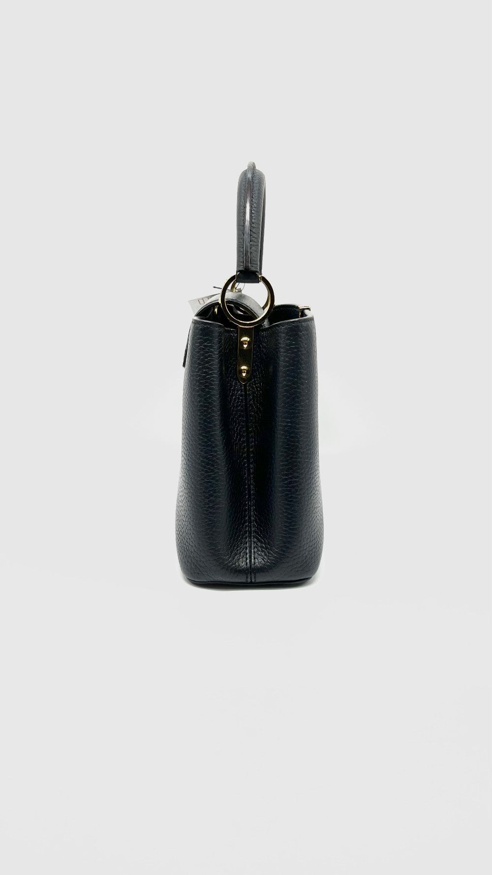 Preowned. LV Capucines BB Black GHW|12215