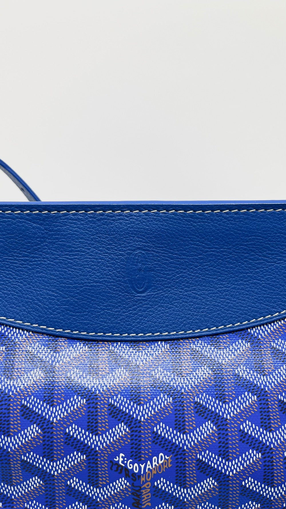 Brand New. Goyard Hirondelle Blue|11818