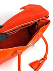 Preowned. Mulberry Bayswater Tote Orange Canvass|11952