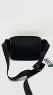 Brand New. Karl Lagerfeld Paris Voyage Knit Belt Black Bag|12012
