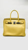 Preowned. Hermes Birkin 30 Jaune De Naples. DHA96KM|7698