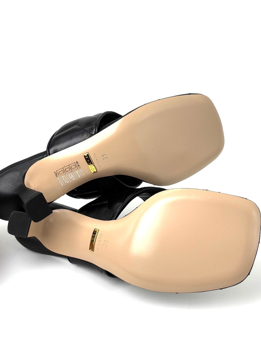 Brand New. Gucci GG Quilted Sandals Black. 38|7509