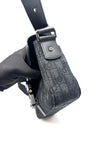 Preowned. Dior Saddle Messenger Oblique Black. 01BO0273|17669