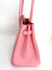Like New. Hermes Birkin 30 Rose Confetti Epsom PHW. ZMS743KW|3917