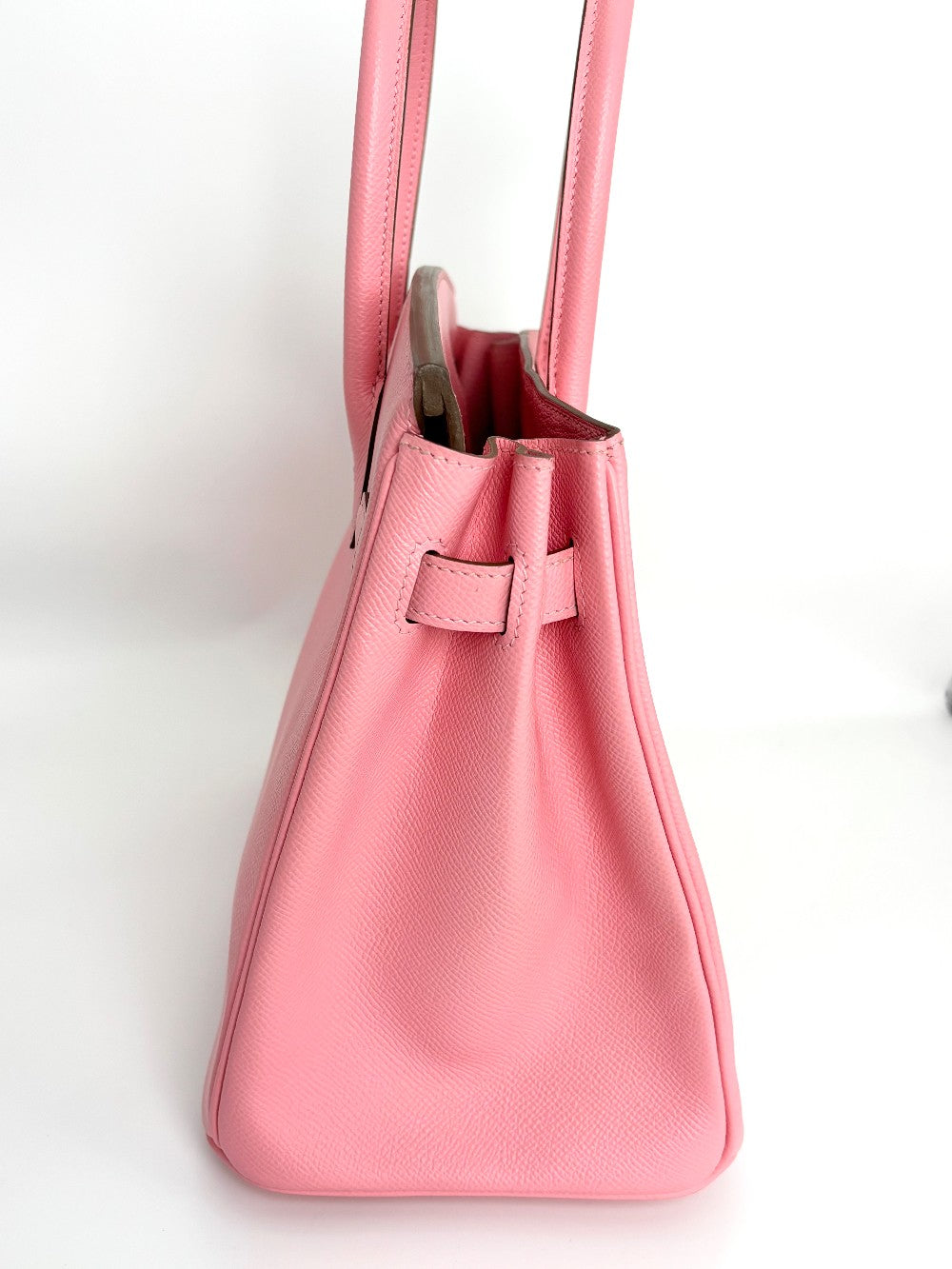 Like New. Hermes Birkin 30 Rose Confetti Epsom PHW. ZMS743KW|3917