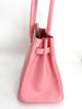 Like New. Hermes Birkin 30 Rose Confetti Epsom PHW. ZMS743KW|3917