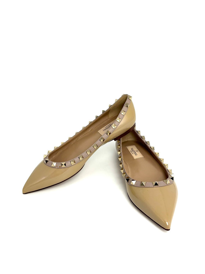 Brand New. Valentino Flats Nude. 36.5|8426