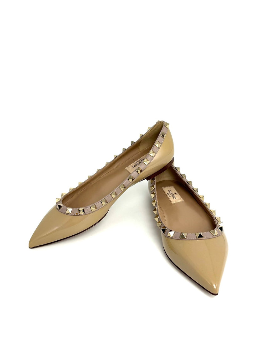 Brand New. Valentino Flats Nude. 36.5|8426