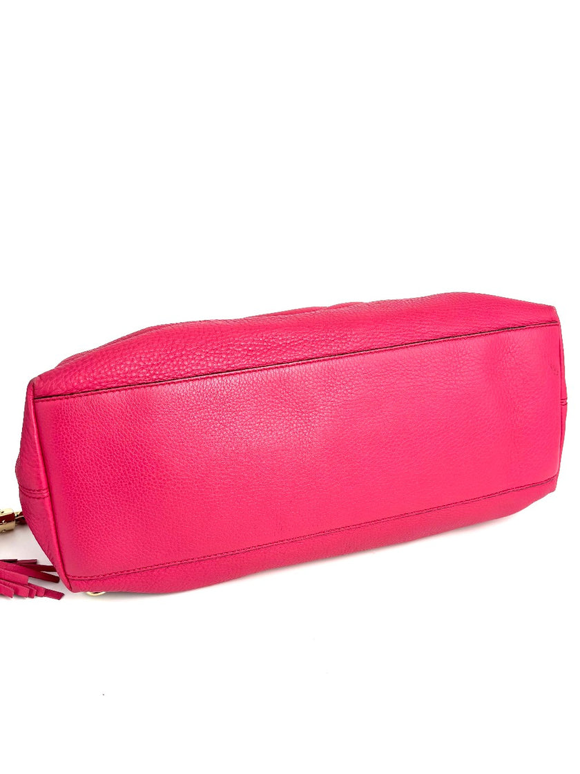 Preowned. Gucci Soho Hobo Pink. 308982-204991|11853