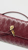 Brand New. Bottega Andiamo Clutch Burgundy GHW|8297