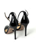 Brand New. Prada Open Toe Heels Black Patent. 37|7419