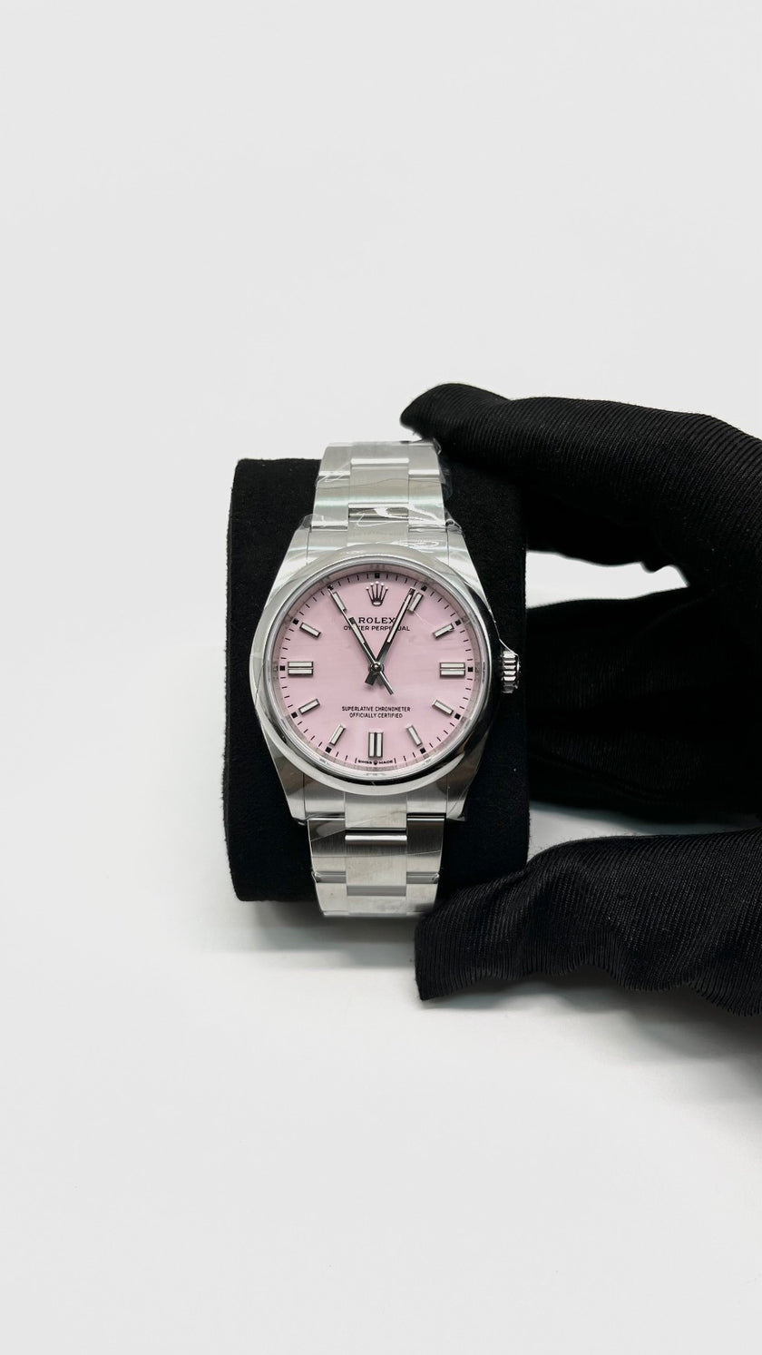 Brand New. Rolex OP 36 Pink Dial Oyster All Steel 2023|14407