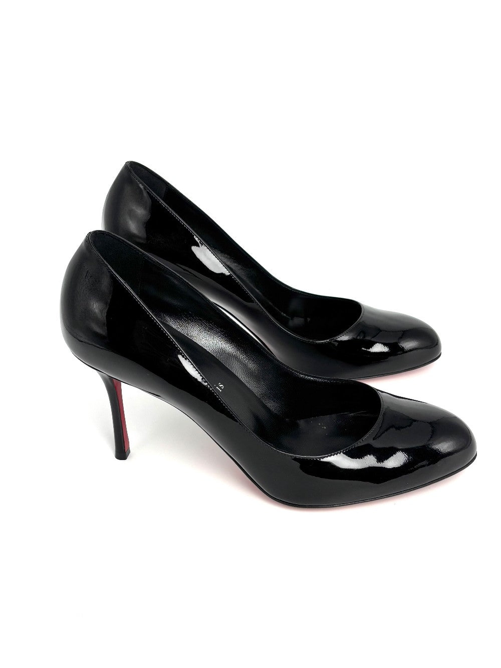 Brand New. Louboutin Pumps Patent Black. 40|8377