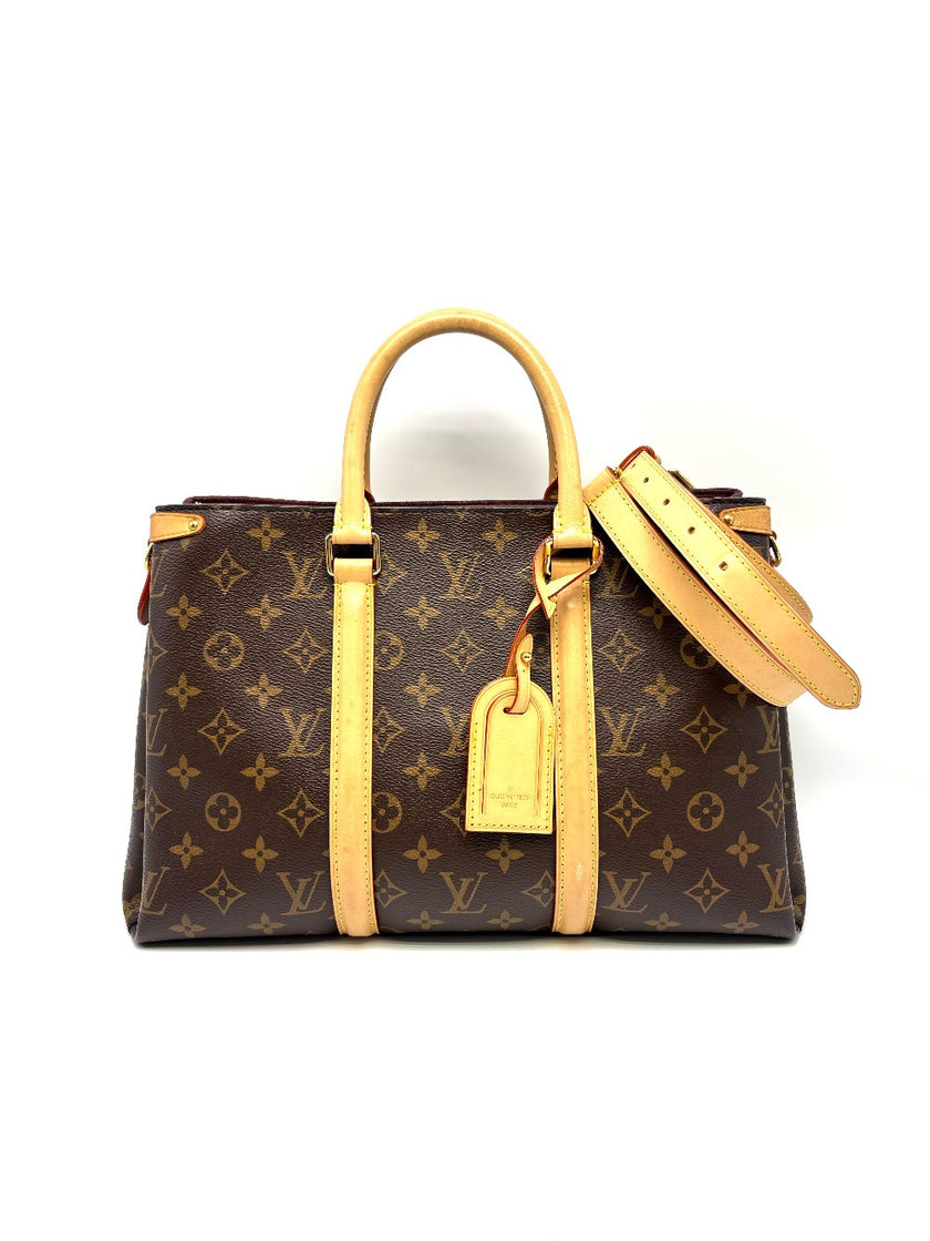 Preowned. LV Soufflot Monogram Canvas MM GHW Microchip|17993