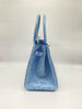 Preowned. Hermes Birkin 30 Blue Mykonos Ostrich GHW. DSA278CA|13193