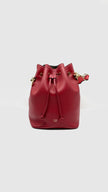 Like New. Fendi Mon Tresor Red Bucket Bag|14938