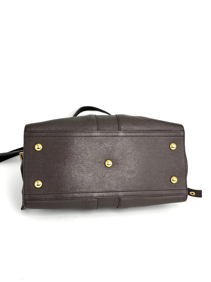 Preowned. YSL Cabas Gray|12496