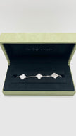 Brand New. VCA Vintage Alhambra 5 Motif MOP Bracelet WG. JQ005818|15632