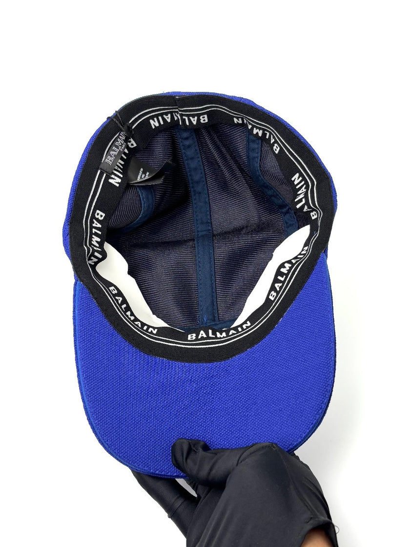 Brand New. Balmain Cap Blue|6950