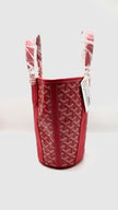 Brand New. Goyard Goyardine Belharra Fuchsia PHW. MAE 020225|8518