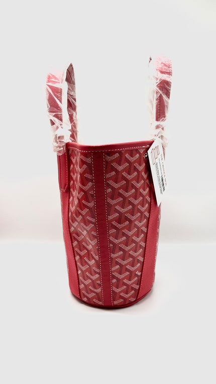 Brand New. Goyard Goyardine Belharra Fuchsia PHW. MAE 020225|8518