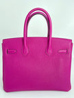 Preowned. Hermes Birkin 30 Magnolia. CCT366TF|3702