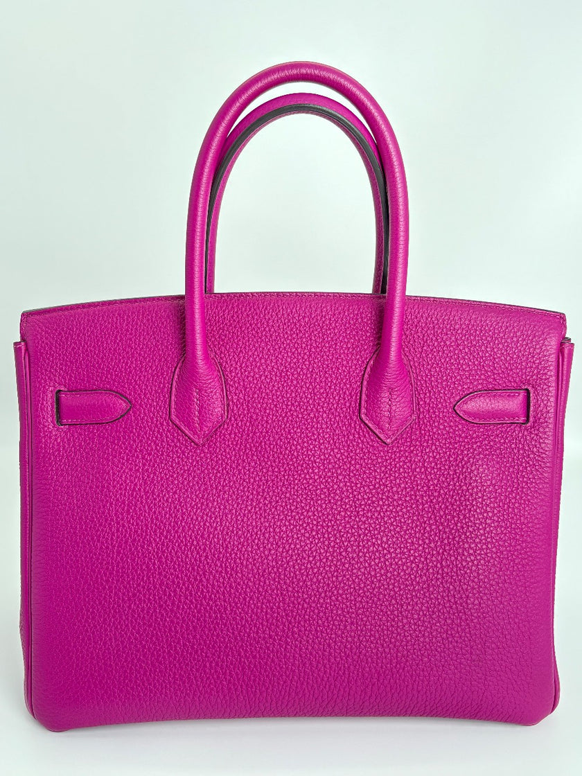 Preowned. Hermes Birkin 30 Magnolia. CCT366TF|3702